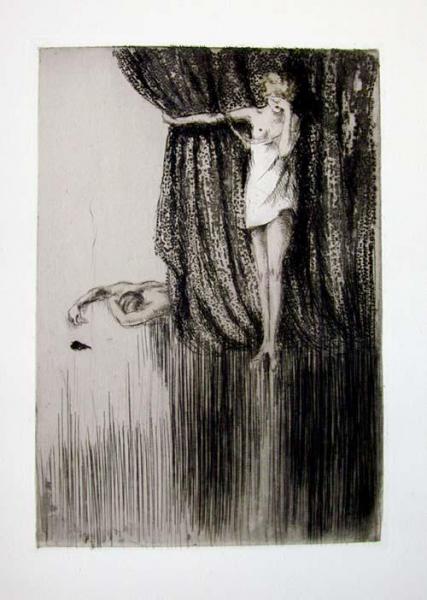 Gruesome Deed by Louis Icart