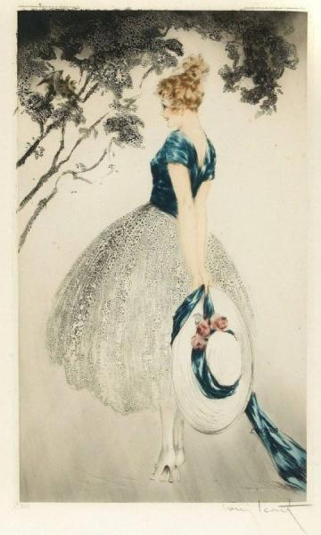 In The Nest by Louis Icart