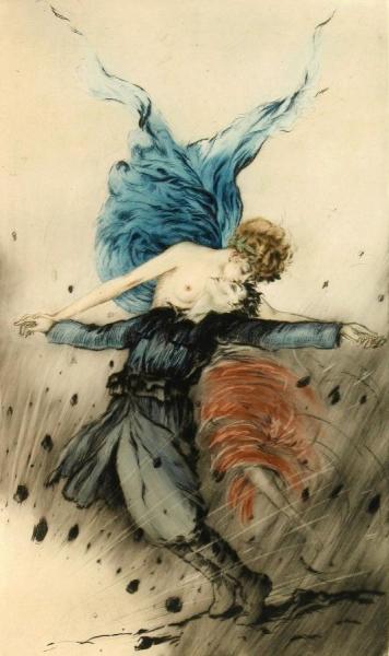 Kiss Of The Motherland by Louis Icart