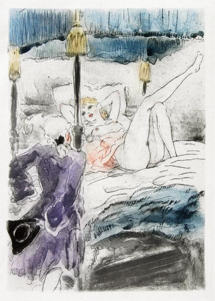 La Nuit Et Le Moment by Louis Icart