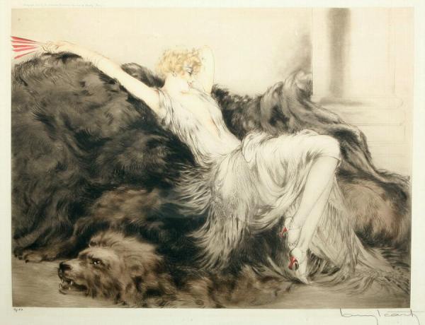Laziness by Louis Icart