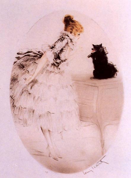 Lou Lou by Louis Icart