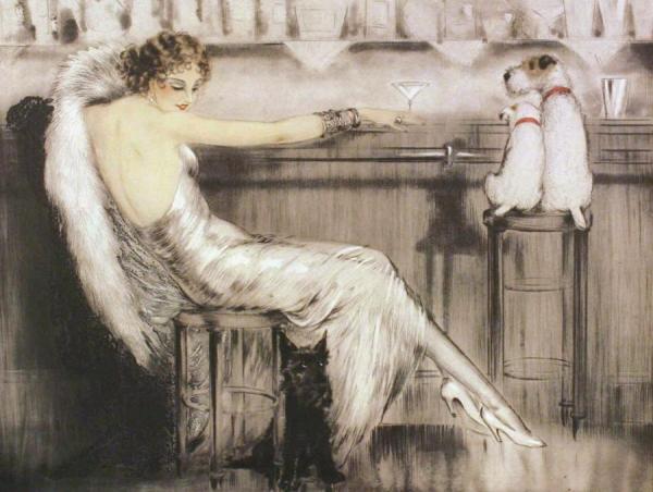 Martini by Louis Icart
