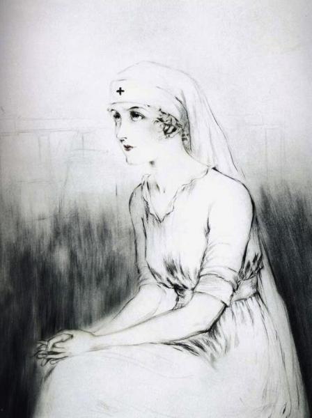 Nurse by Louis Icart