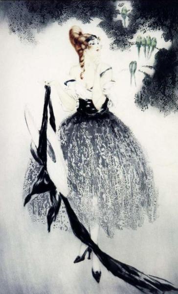 On The Branches by Louis Icart