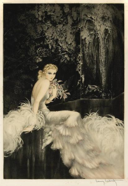 Orchids by Louis Icart
