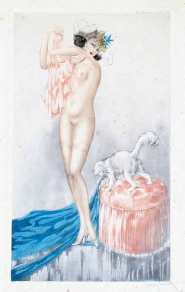Pink Slip by Louis Icart