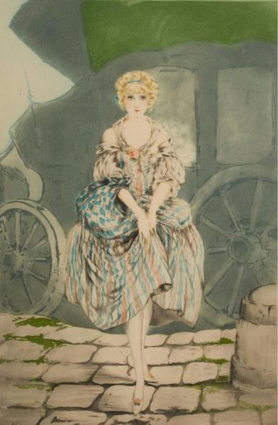 Pretty Lady by Louis Icart