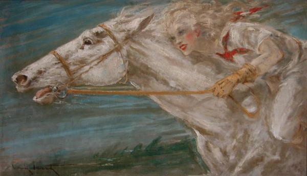 Pur-sang by Louis Icart