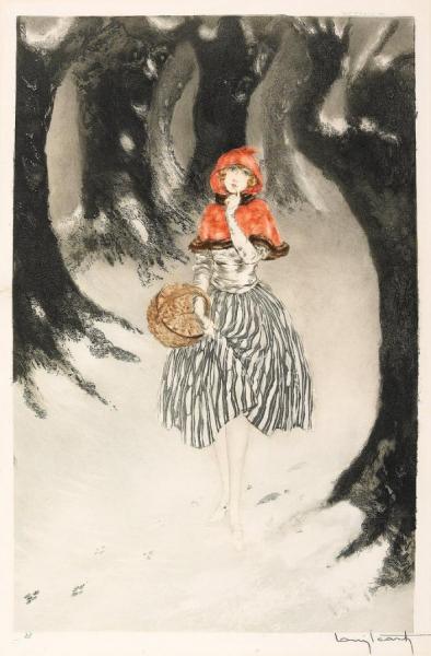 Red Riding Hood by Louis Icart