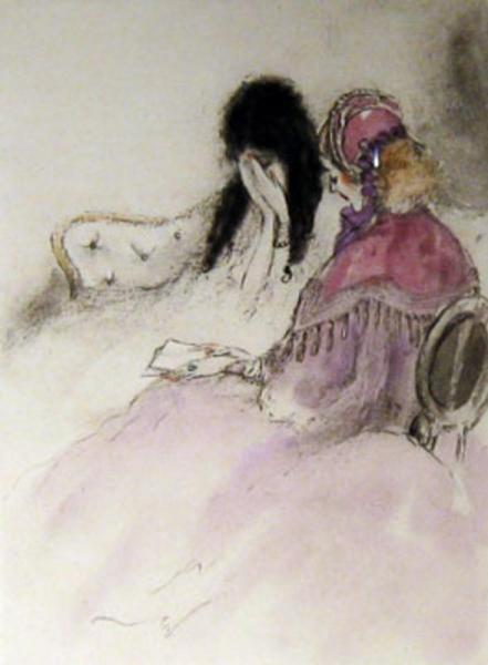 Sad Encounter by Louis Icart