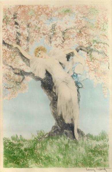 Spring Blossoms by Louis Icart