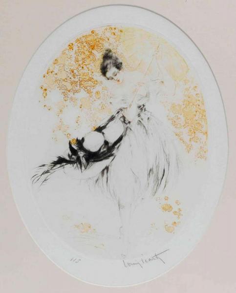 Summer Parasol by Louis Icart