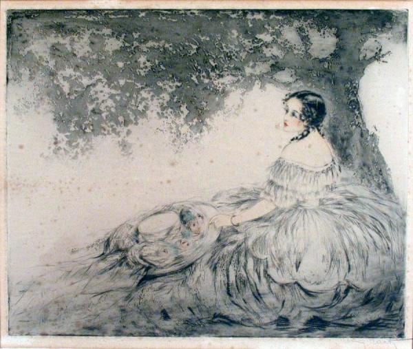 Summer Shade by Louis Icart