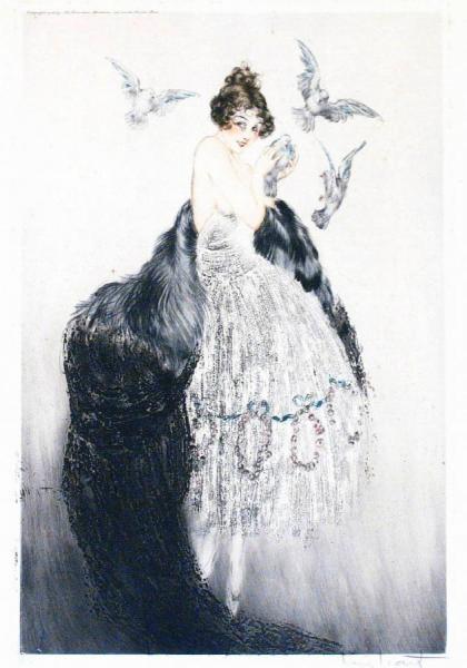 Sweet Caress by Louis Icart