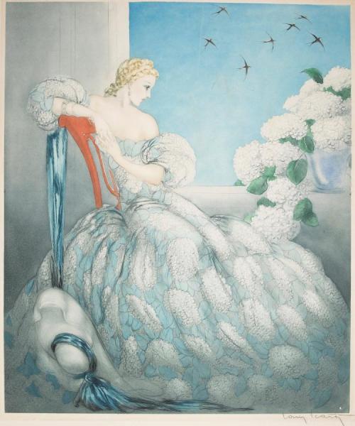 Symphony In Blue by Louis Icart