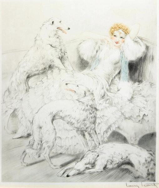 Symphony In White by Louis Icart