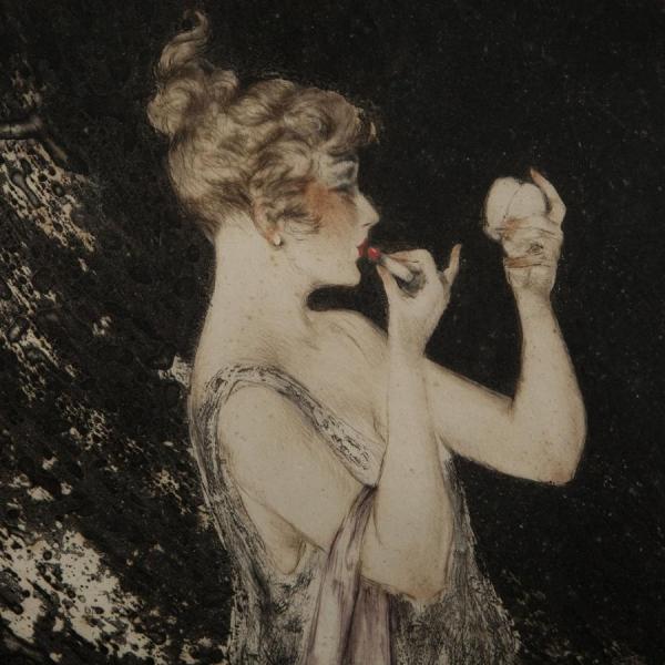 The Makeup by Louis Icart