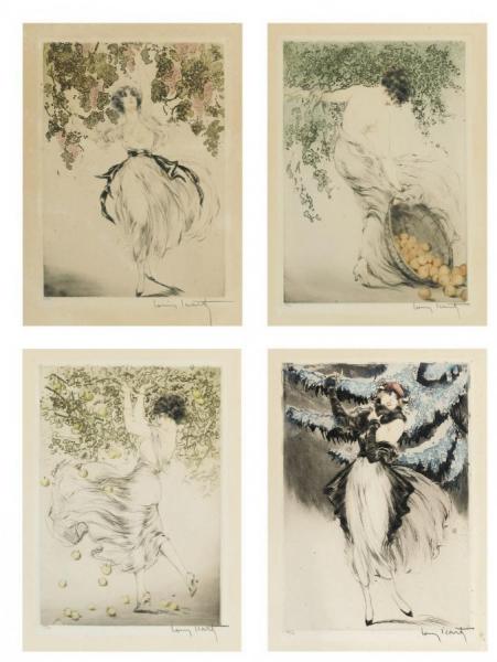 The Seasons by Louis Icart