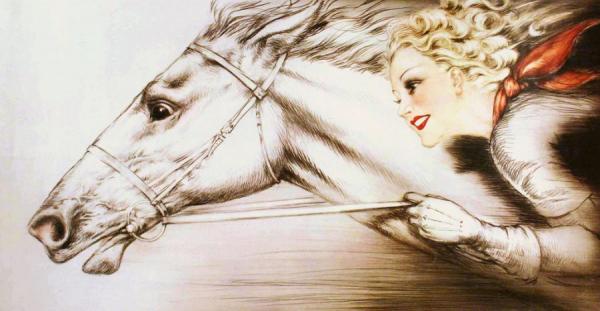 Thoroughbreds by Louis Icart