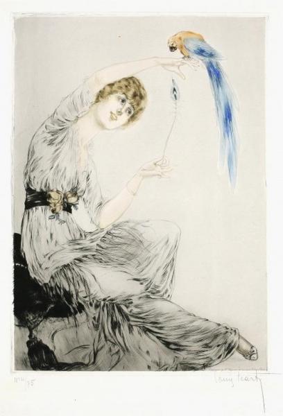 Tickling by Louis Icart