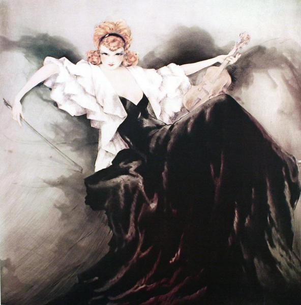 Waltz Echoes by Louis Icart