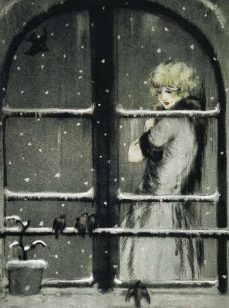 Winter by Louis Icart