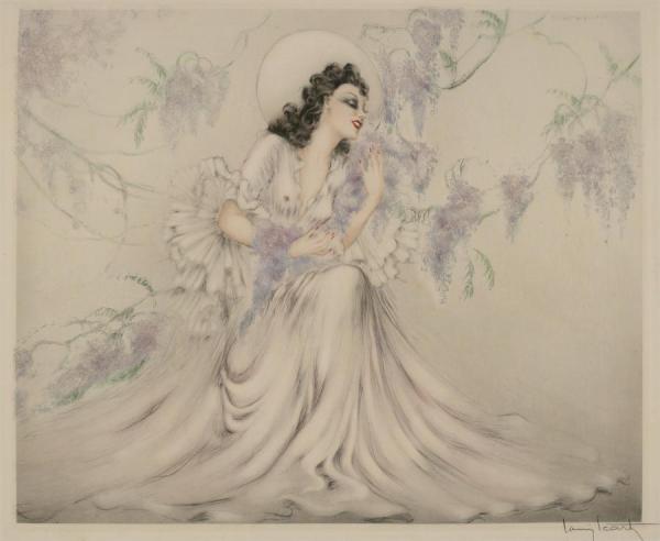 Wisteria by Louis Icart