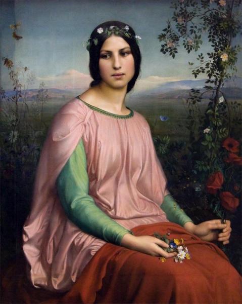 Flora by Louis Janmot