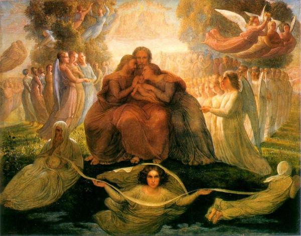 Poem Of The Soul 01, Génération Divine by Louis Janmot