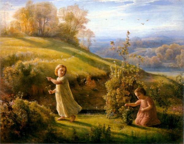 Poem Of The Soul 04, Spring by Louis Janmot