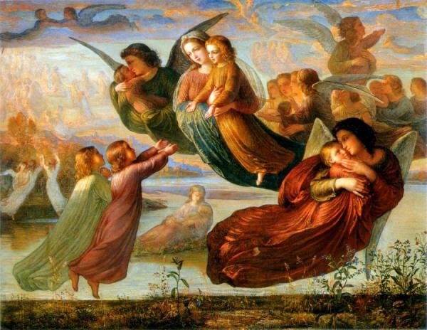 Poem Of The Soul 05, Souvenir Du Ciel by Louis Janmot