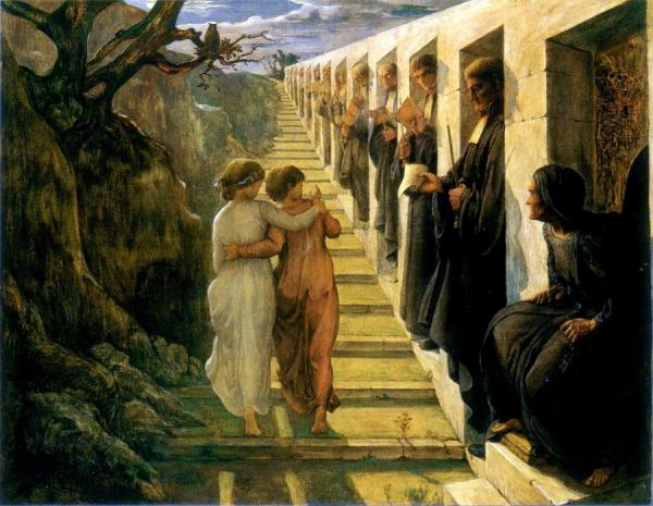 Poem Of The Soul 07, The Wrong Path by Louis Janmot