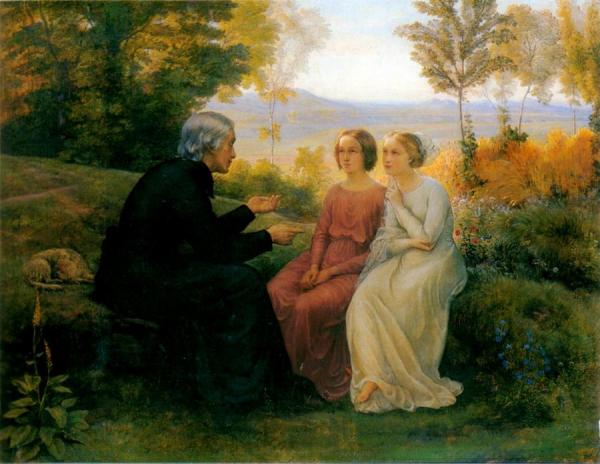 Poem Of The Soul 09, The Grain Of Wheat by Louis Janmot
