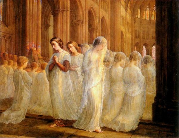 Poem Of The Soul 10, Première Communion by Louis Janmot
