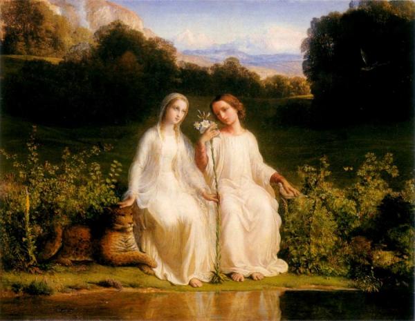 Poem Of The Soul 11, Virginitas by Louis Janmot