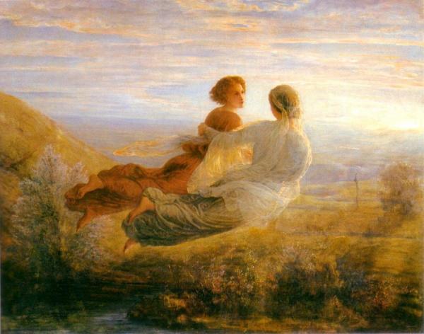 Poem Of The Soul 16, The Flight Of The Soul by Louis Janmot