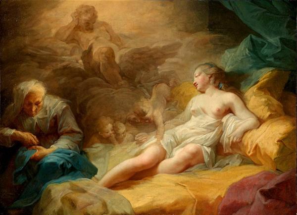 Louis Jean François Lagrenée Aegina And Zeus