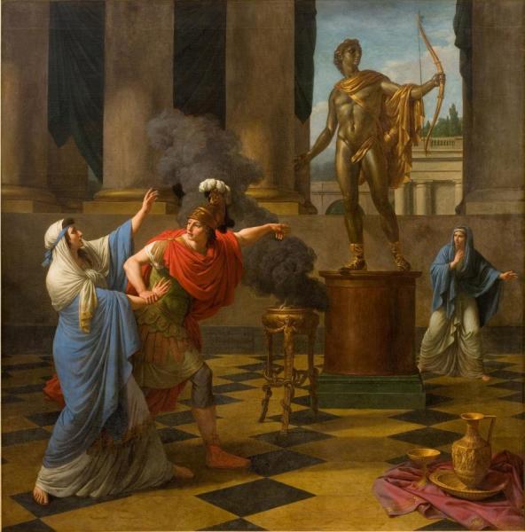 Alexander Consulting The Oracle Of Apollo by Louis Jean François Lagrenée Oil Painting Reproductions