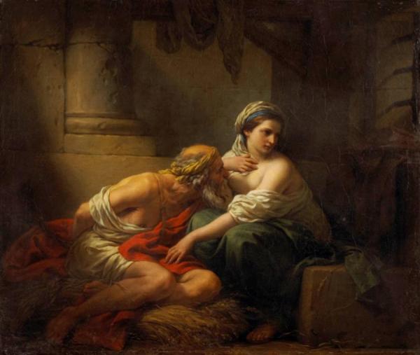 Charity by Louis Jean François Lagrenée Oil Painting Reproductions