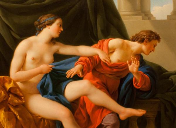 Chasteous Joseph by Louis Jean François Lagrenée Oil Painting Reproductions