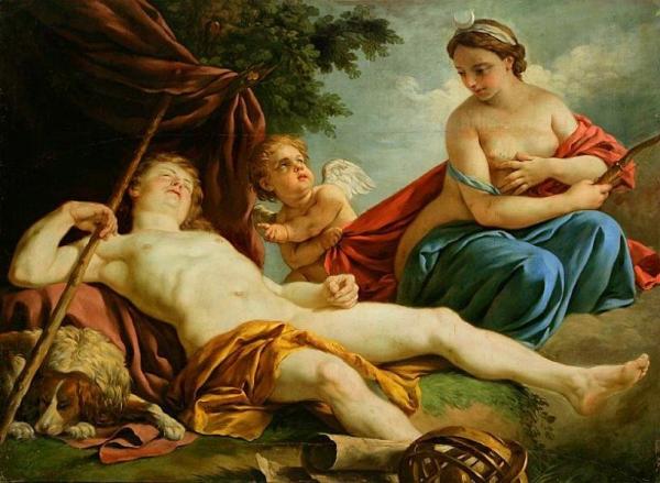 Louis Jean François Lagrenée Diana And Endymion