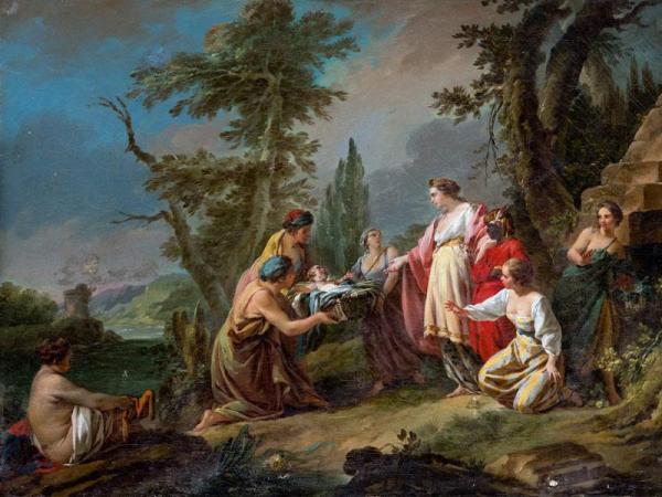 Moses Saved From The Waters by Louis Jean François Lagrenée