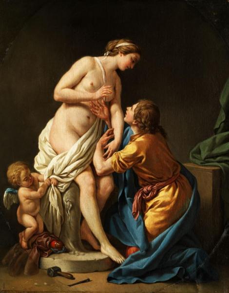 Pygmalion And Galatea by Louis Jean François Lagrenée Oil Painting Reproductions