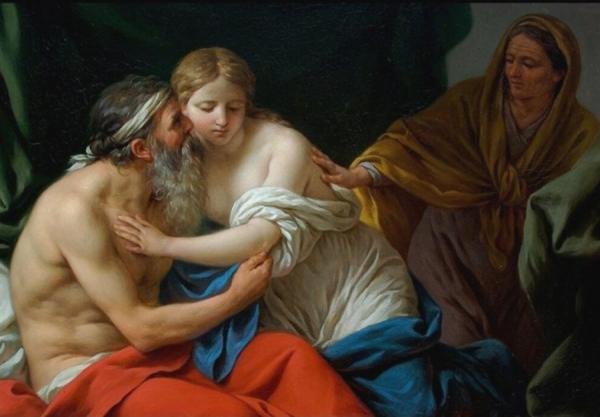 Louis Jean François Lagrenée Sarah Presenting Agar To Abraham