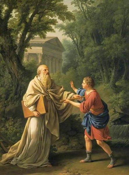 Telemachus And Thermosiris by Louis Jean François Lagrenée
