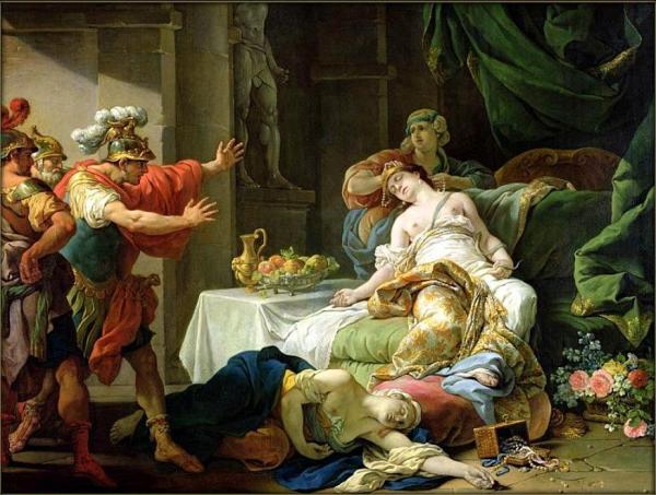 Louis Jean François Lagrenée The Death Of Cleopatra