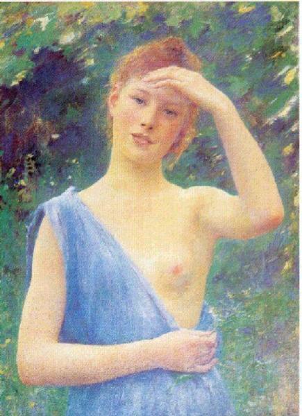 Adolescence by Louis-joseph-raphael Collin Oil Painting Reproductions