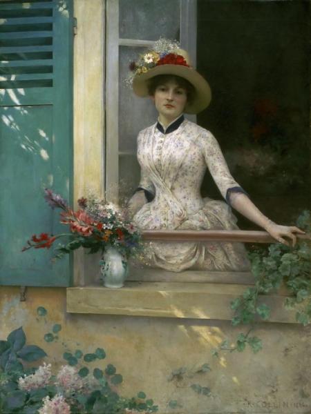 Morning by Louis-joseph-raphael Collin Oil Painting Reproductions