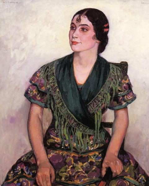 La Linda De Sevilliana by Louis Kronberg Oil Painting Reproductions